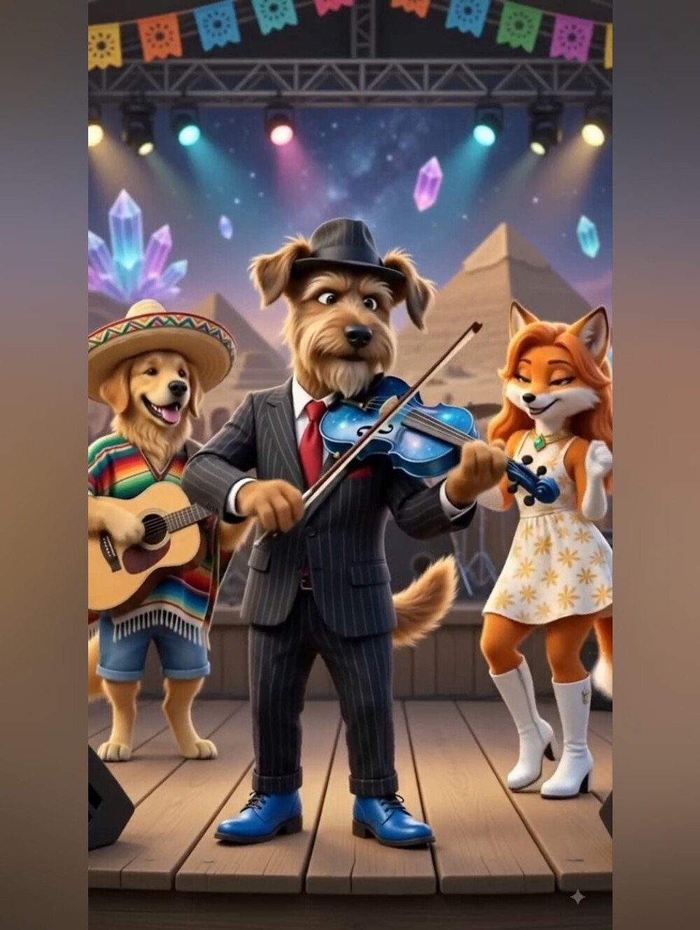 ROCK ME PYRAMID ⭐ BROWNIE DOG LIVE SHOW EVENT #maserearth - Picture 8 of 16